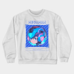 Megaman streetwear design Crewneck Sweatshirt